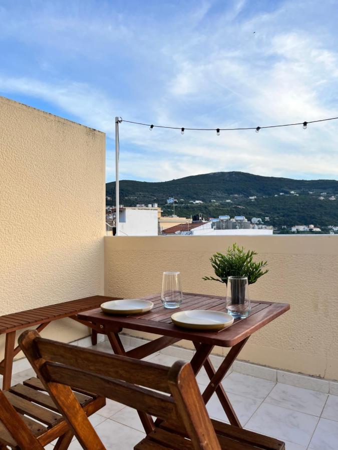 דירות סאמוס Plateia Sea View Loft מראה חיצוני תמונה